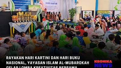 RAYAKAN HARI KARTINI DAN HARI BUKU NASIONAL, YAYASAN ISLAM AL-MUBAROKAH GELAR LOMBA KREATIVITAS BERSAMA FABER-CASTELL