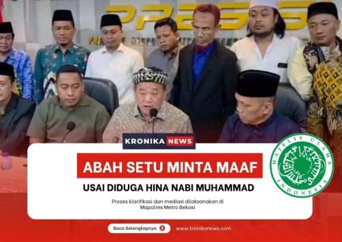 Abah Setu Minta Maaf Usai Diduga Hina Nabi Muhammad- Kronikanews.com