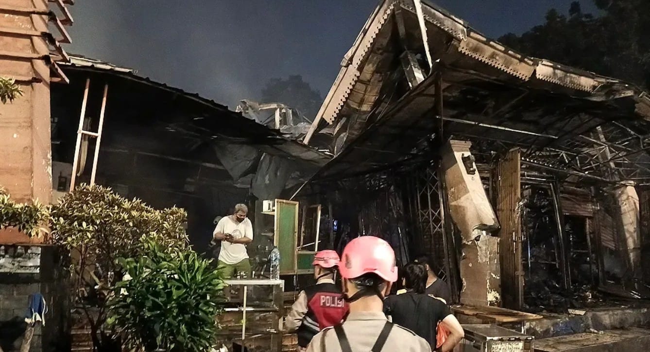 kebakaran Pasar Taman Puring