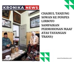 CHAIRUL TANJUNG SOWAN KE PONPES LIRBOYO