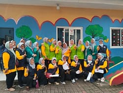 WARGA RW 01 GROGOL SELATAN KOMPAK PERANGI TB, KEGIATAN PENILAIAN KAMPUNG SIAGA BERLANGSUNG MERIAH