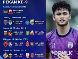 JADWAL PEKAN KE-9 BRI SUPER LEAGUE: PERSITA vs PSIM YOGYAKARTA, PSBS BIAK vs PERSIB BANDUNG