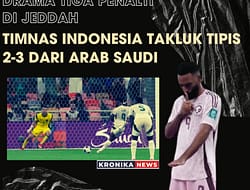DRAMA TIGA PENALTI DI JEDDAH, TIMNAS INDONESIA TAKLUK TIPIS 2-3 DARI ARAB SAUDI
