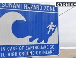 GEMPA 6,7 MAGNITUDO GUNCANG LAUT LEPAS PANTAI PREFEKTUR IWATE JEPANG. PERINGATAN TSUNAMI HINGGA 1 METER.