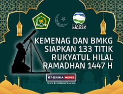 KEMENAG DAN BMKG SIAPKAN 133 TITIK RUKYATUL HILAL RAMADHAN 1447 H