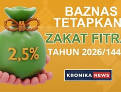 BAZNAS TETAPKAN BESARAN ZAKAT FITRAH 2026 SEBESAR Rp.50 RIBU
