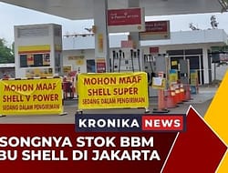 KOSONGNYA STOK BBM SPBU SHELL DI JAKARTA.