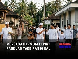 JAGA KERUKUNAN PILAU DEWATA, KEMENAG ATUR TATA CARA TAKBIRAN DI BALI SAAT NYEPI