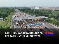 TARIF TOL JAKARTA SURABAYA UNTUK MUDIK 2026