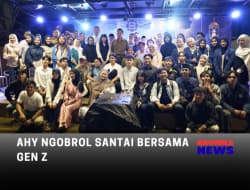 AHY NGOBROL SANTAI BERSAMA GEN Z DI CIPAYUNG, TEKANKAN PENTINGNYA KOLABORASI LINTAS GENERASI