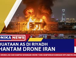 Serangan Drone di Riyadh Sasar Kedubes AS
