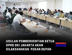 BAMUS MENETAPKAN JADWAL RAPAT PARIPURNA USULAN PEMBERHENTIAN KETUA DPRD DKI JAKARTA PADA 30 APRIL 2026 MENDATANG