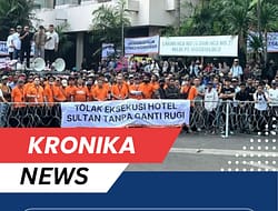 Ketegangan di Hotel Sultan: Massa Simpatisan Gelar Aksi Tolak Eksekusi Blok 15 GBK