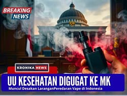 UU Kesehatan Digugat ke MK, Muncul Desakan Larangan Peredaran Vape di Indonesia