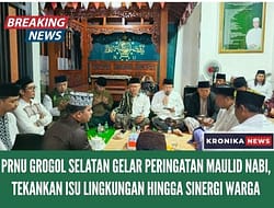 PRNU GROGOL SELATAN GELAR PERINGATAN MAULID NABI, TEKANKAN ISU LINGKUNGAN HINGGA SINERGI WARGA