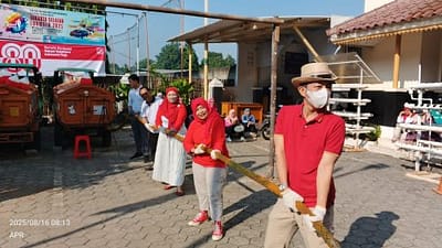 Meriah! Lomba Sambut HUT ke-80 RI di Kelurahan Kebayoran Lama Selatan