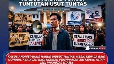 Kasus Andrie Yunus : Tuntutan Usut Tuntas Meski Pejabat Mundur | Gambar Ilustrasi - KronikaNews