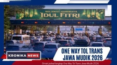 One Way Tol Trans Jawa Mudik 2026 |KronikaNews.com