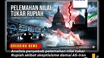 Pelemahan Nilai Tukar Rupiah Terimbas Konflik AS dan Iran | gambar Ilustrasi - KronikaNews