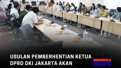 PEMBERHENTIAN KETUA DPRD DKI JAKARTA | KronikaNews