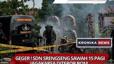 GEGER ! SDN SRENGSENG SAWAH 15 PAGI JAGAKARSA DITEROR BOM, PELAKU KLAIM PASANG DI 11 TITIK