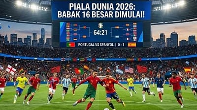 Jadwal Babak 16 Besar Piala Dunia 2026