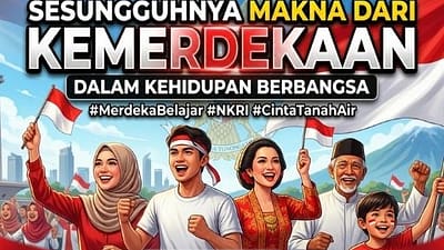 Sesungguhnya Makna dari Kemerdekaan dalam Kehidupan Berbangsa | Gambar Ilustrasi-KronikaNews