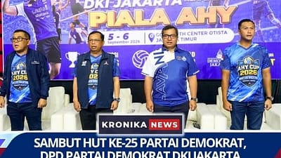 SAMBUT HUT KE-25 PARTAI DEMOKRAT, DPD PARTAI DEMOKRAT DKI JAKARTA GELAR INVITASI BOLA VOLI U-19 | KRONIKANEWS