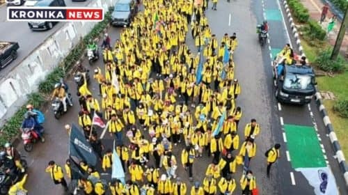 RIBUAN APARAT AMANKAN AKSI DI JAKARTA PUSAT