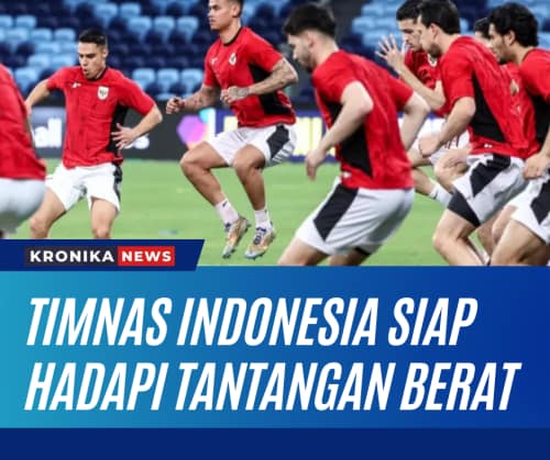 TIMNAS INDONESIA SIAP HADAPI TANTANGAN BERAT