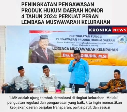 PENINGKATAN PENGAWASAN PRODUK HUKUM DAERAH |Kronikanews