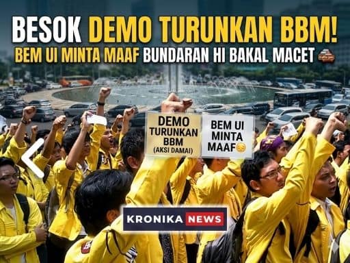 Ilustrasi : Demo Turunkan BBM Besok | KronikaNews.Com