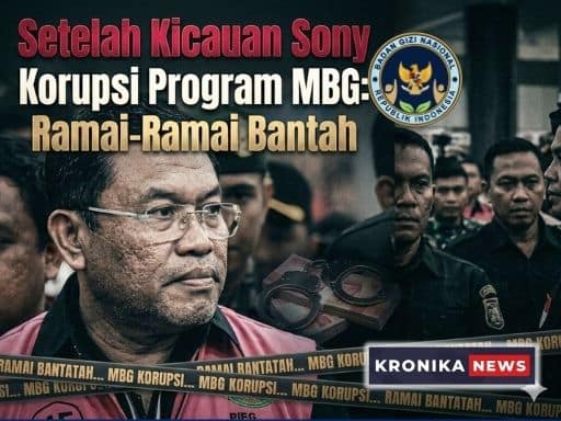 Setelah Kicauan Sony - Korupsi Program MBG :Ramai ramai Bantah | KronikaNews.Com