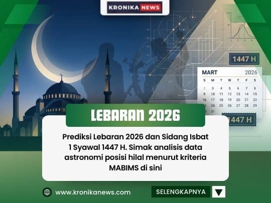 Prediksi Lebaran 2026 dan Sidang Isbat 1 Syawal 1447 H | KronikaNews