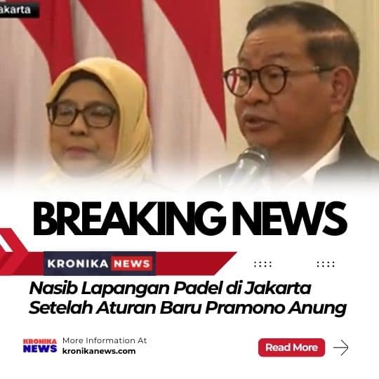 Larangan Lapangan Padel Di Zona Perumahan Jakarta Resmi Berlaku | Kronikanews.com