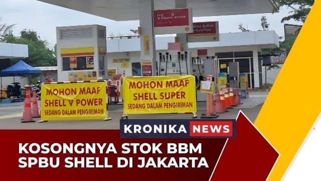 Kronikanews | Kosongnya Stok BBM SPBU Shell Di Jakarta