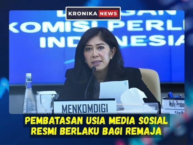 Pembatasan Usia Media Sosial Bagi Remaja | KronikaNews.com