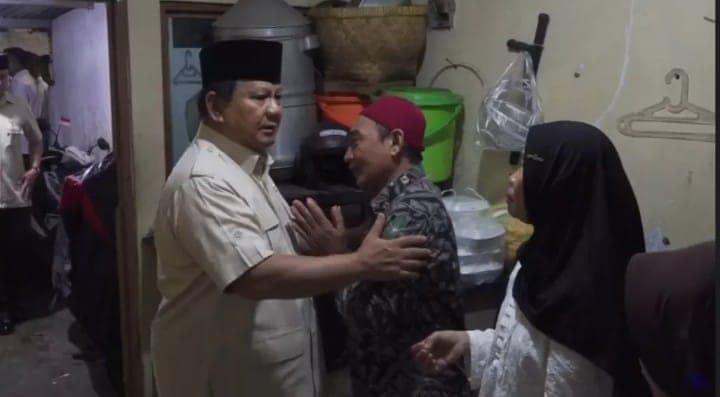 Presiden Prabowo Kunjungi Rumah Duka Ojol