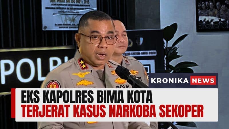 Eks Kapolres Bima Kota Terjerat Kasus Narkoba Sekoper